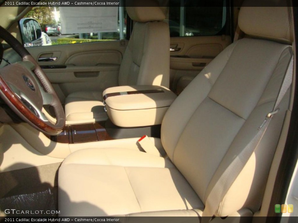 Cashmere/Cocoa Interior Photo for the 2011 Cadillac Escalade Hybrid AWD #38059237