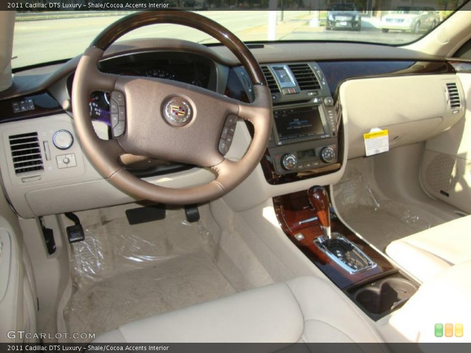 Shale/Cocoa Accents Interior Dashboard for the 2011 Cadillac DTS Luxury #38059634