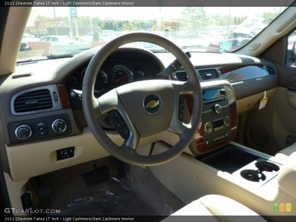 Light Cashmere/Dark Cashmere Interior Photo for the 2011 Chevrolet Tahoe LT 4x4 #38060106
