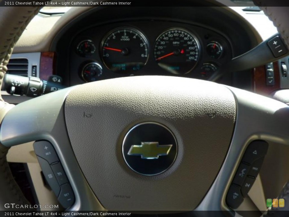 Light Cashmere/Dark Cashmere Interior Controls for the 2011 Chevrolet Tahoe LT 4x4 #38060190