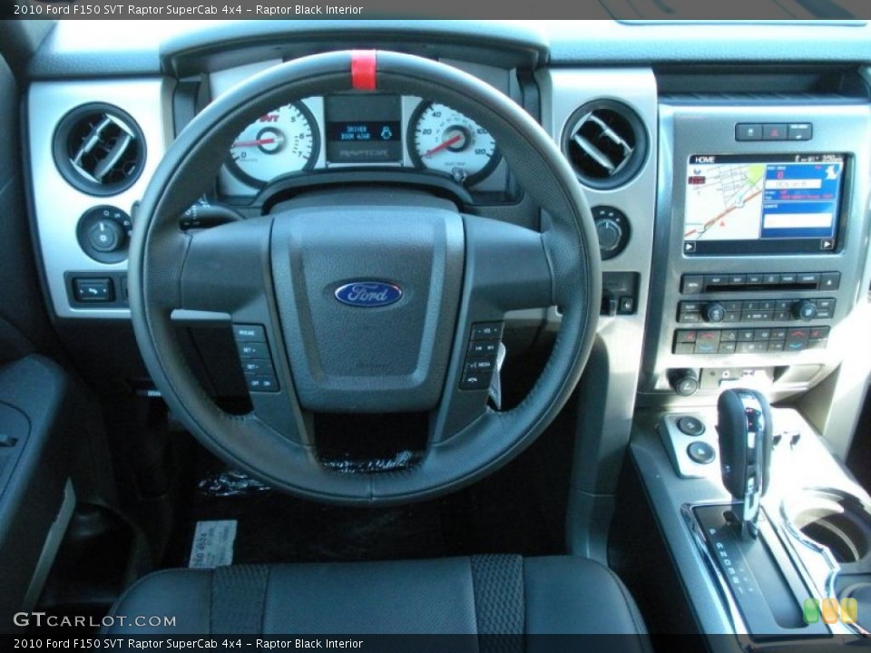 Raptor Black Interior Dashboard for the 2010 Ford F150 SVT Raptor SuperCab 4x4 #38060983
