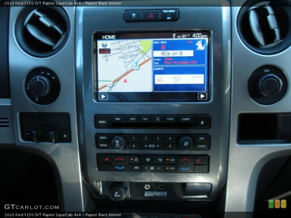 Raptor Black Interior Controls for the 2010 Ford F150 SVT Raptor SuperCab 4x4 #38061031