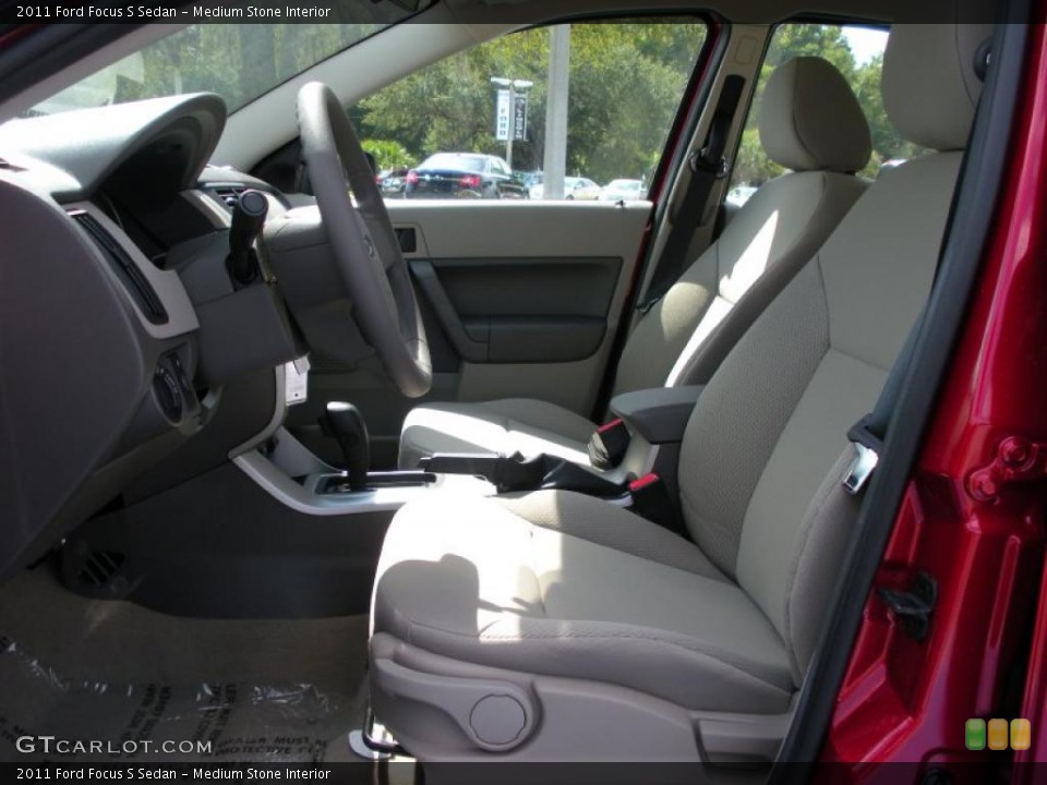 Medium Stone Interior Photo for the 2011 Ford Focus S Sedan #38061628
