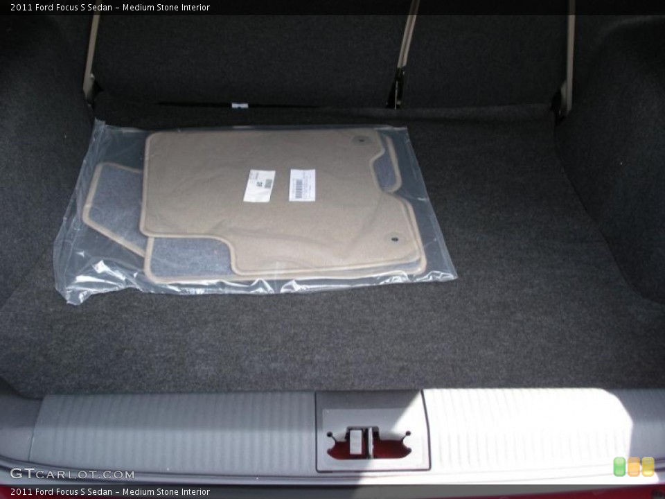 Medium Stone Interior Trunk for the 2011 Ford Focus S Sedan #38061708