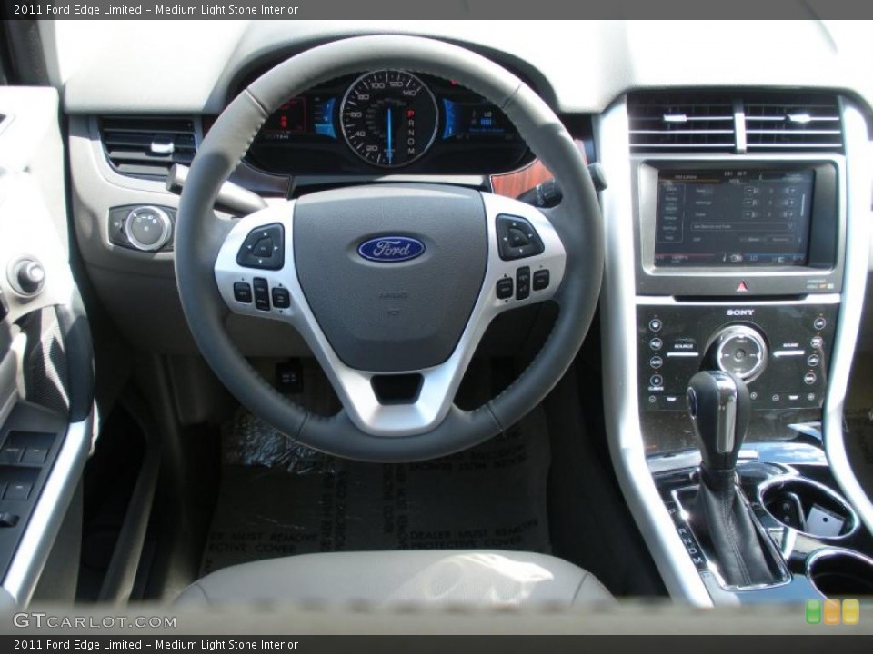Medium Light Stone Interior Dashboard for the 2011 Ford Edge Limited #38062273
