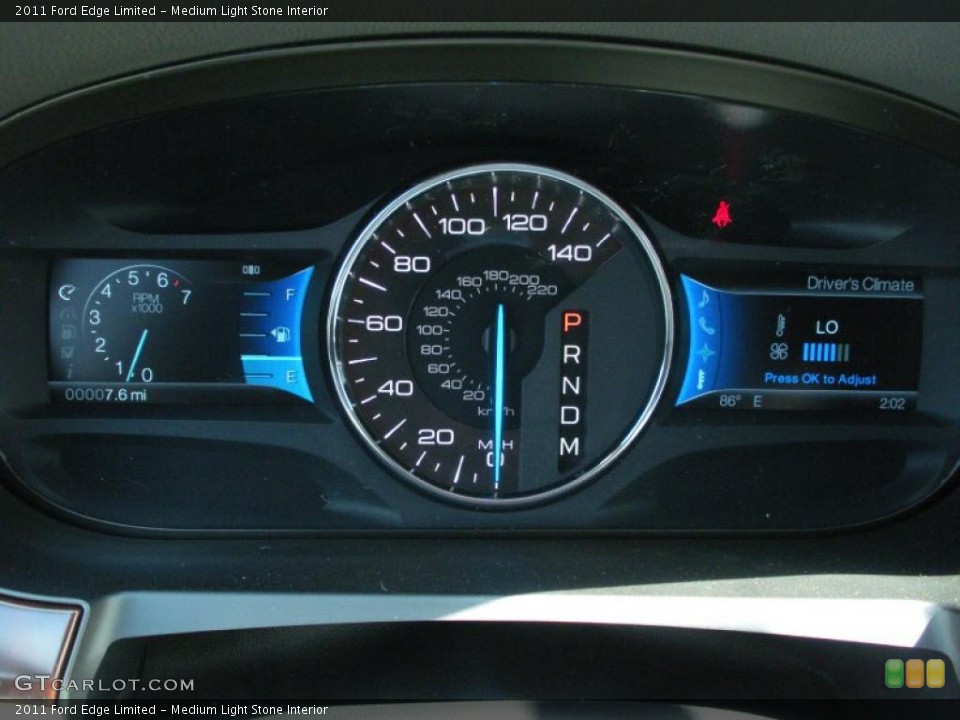 Medium Light Stone Interior Gauges for the 2011 Ford Edge Limited #38062296