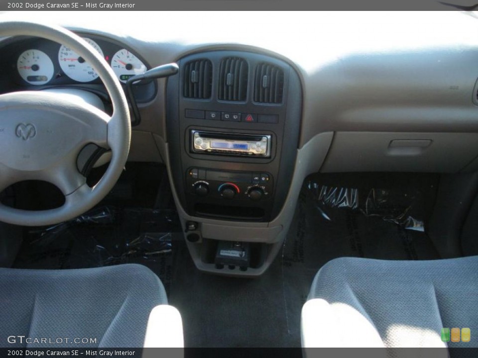 Mist Gray Interior Dashboard for the 2002 Dodge Caravan SE #38063016