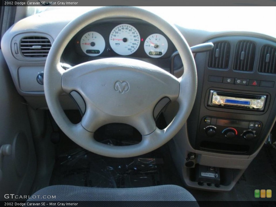 Mist Gray Interior Steering Wheel for the 2002 Dodge Caravan SE #38063036