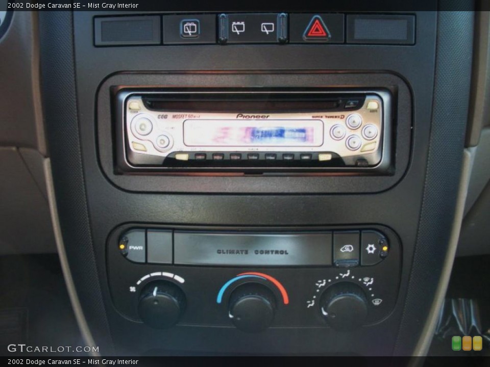 Mist Gray Interior Controls for the 2002 Dodge Caravan SE #38063072
