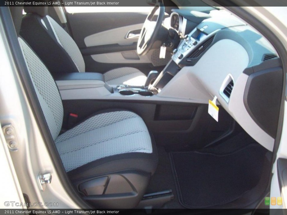 Light Titanium/Jet Black Interior Photo for the 2011 Chevrolet Equinox LS AWD #38064122