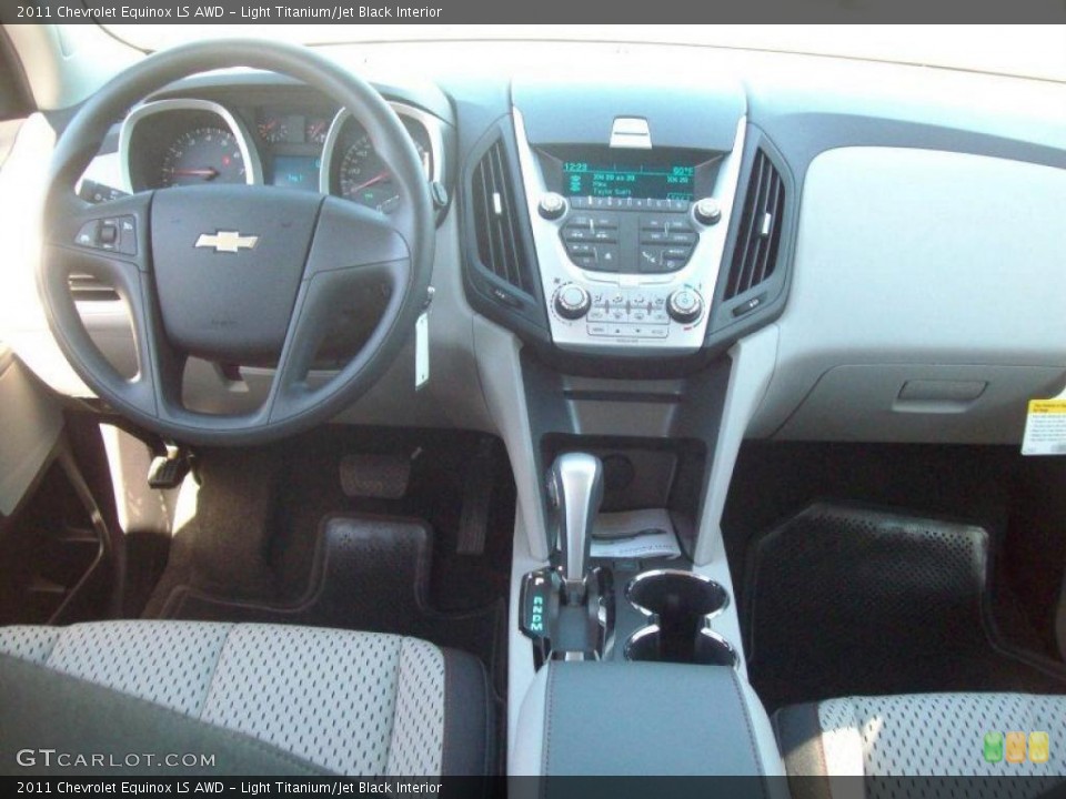 Light Titanium/Jet Black Interior Dashboard for the 2011 Chevrolet Equinox LS AWD #38064211