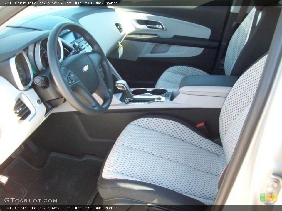 Light Titanium/Jet Black Interior Photo for the 2011 Chevrolet Equinox LS AWD #38064380