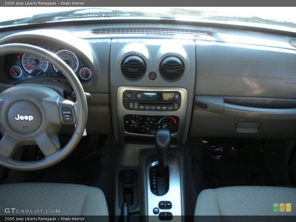 Khaki Interior Dashboard for the 2006 Jeep Liberty Renegade #38064568