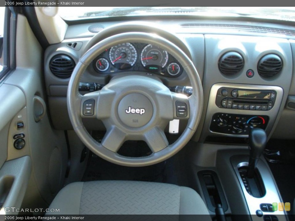 Khaki Interior Dashboard for the 2006 Jeep Liberty Renegade #38064580