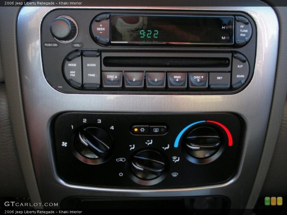 Khaki Interior Controls for the 2006 Jeep Liberty Renegade #38064628
