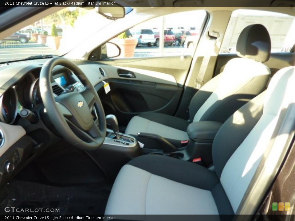 Jet Black/Medium Titanium Interior Photo for the 2011 Chevrolet Cruze LS #38065428