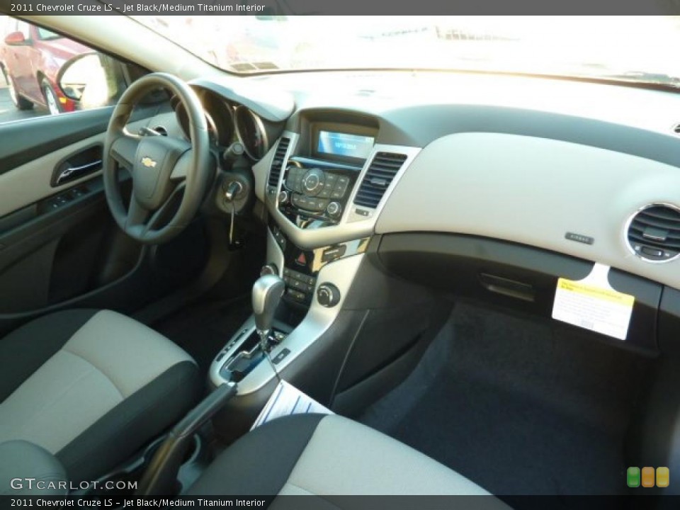 Jet Black/Medium Titanium Interior Photo for the 2011 Chevrolet Cruze LS #38065444