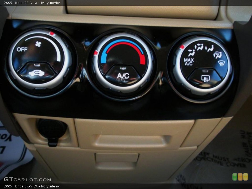 Ivory Interior Controls for the 2005 Honda CR-V LX #38065452