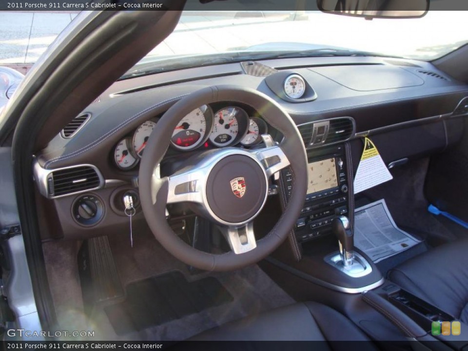 Cocoa Interior Photo for the 2011 Porsche 911 Carrera S Cabriolet #38065632