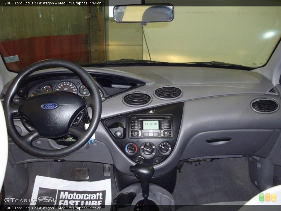 Medium Graphite Interior Dashboard for the 2003 Ford Focus ZTW Wagon #38065828