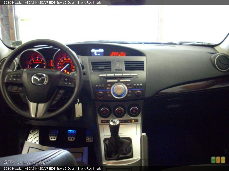 Black/Red Interior Dashboard for the 2010 Mazda MAZDA3 MAZDASPEED3 Sport 5 Door #38067191