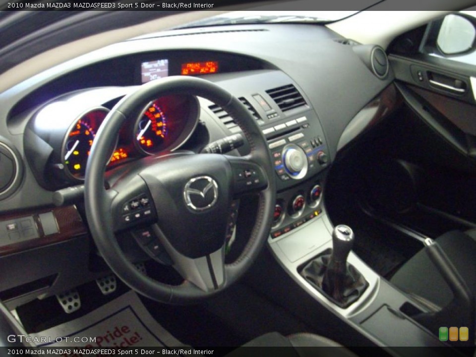 Black/Red Interior Photo for the 2010 Mazda MAZDA3 MAZDASPEED3 Sport 5 Door #38067288