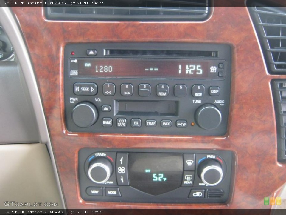 Light Neutral Interior Controls for the 2005 Buick Rendezvous CXL AWD #38067292