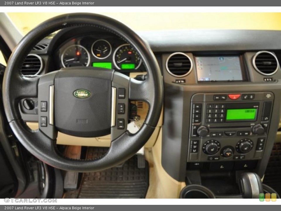 Alpaca Beige Interior Dashboard for the 2007 Land Rover LR3 V8 HSE #38067533