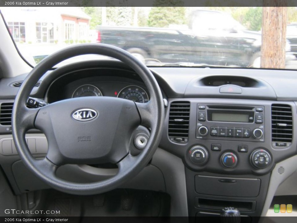 Gray Interior Dashboard for the 2006 Kia Optima LX #38067750