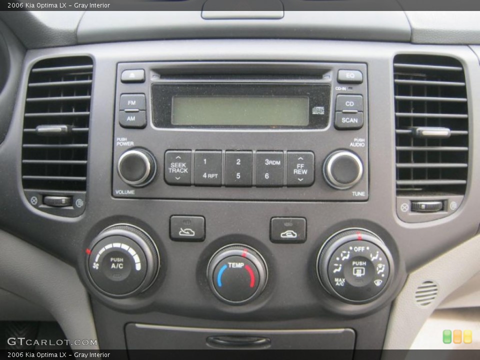 Gray Interior Controls for the 2006 Kia Optima LX #38067779