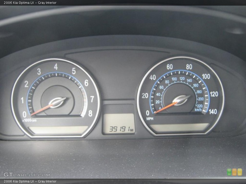 Gray Interior Gauges for the 2006 Kia Optima LX #38068115