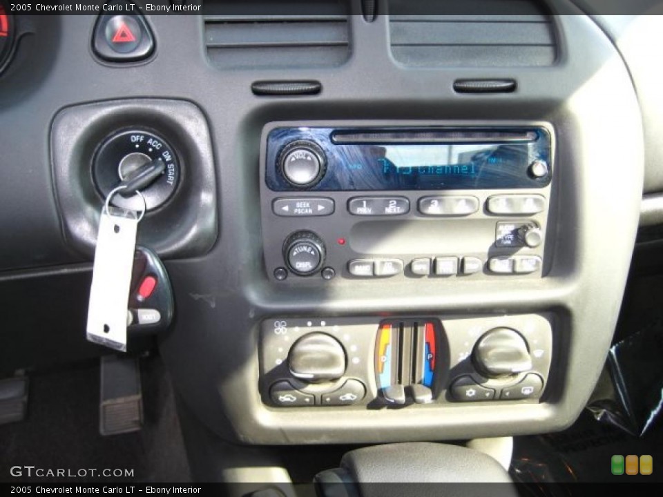 Ebony Interior Controls for the 2005 Chevrolet Monte Carlo LT #38068669