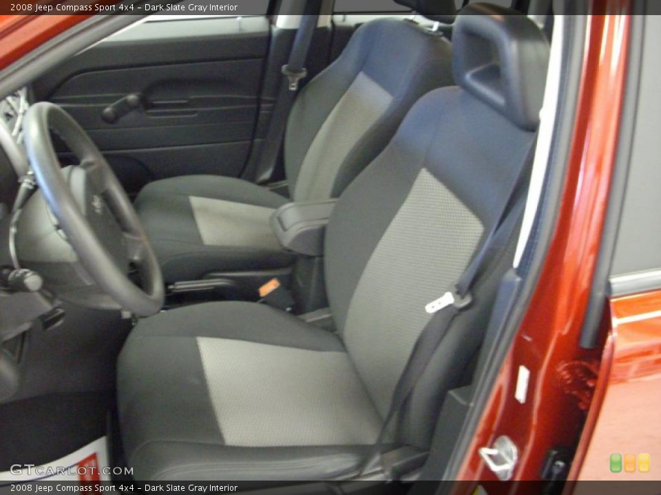 Dark Slate Gray Interior Photo for the 2008 Jeep Compass Sport 4x4 #38069021