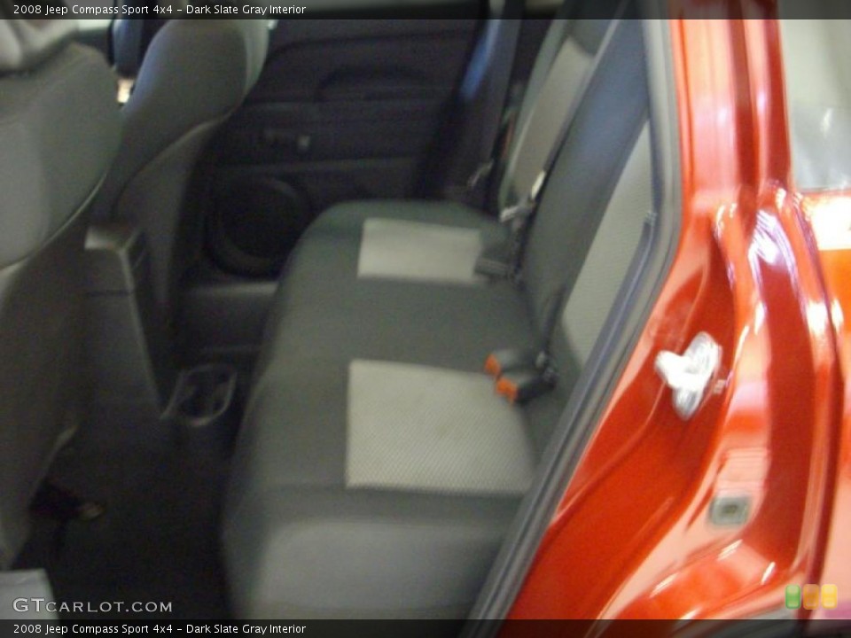 Dark Slate Gray Interior Photo for the 2008 Jeep Compass Sport 4x4 #38069045