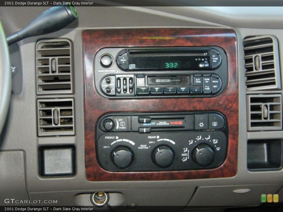 Dark Slate Gray Interior Controls for the 2001 Dodge Durango SLT #38069813