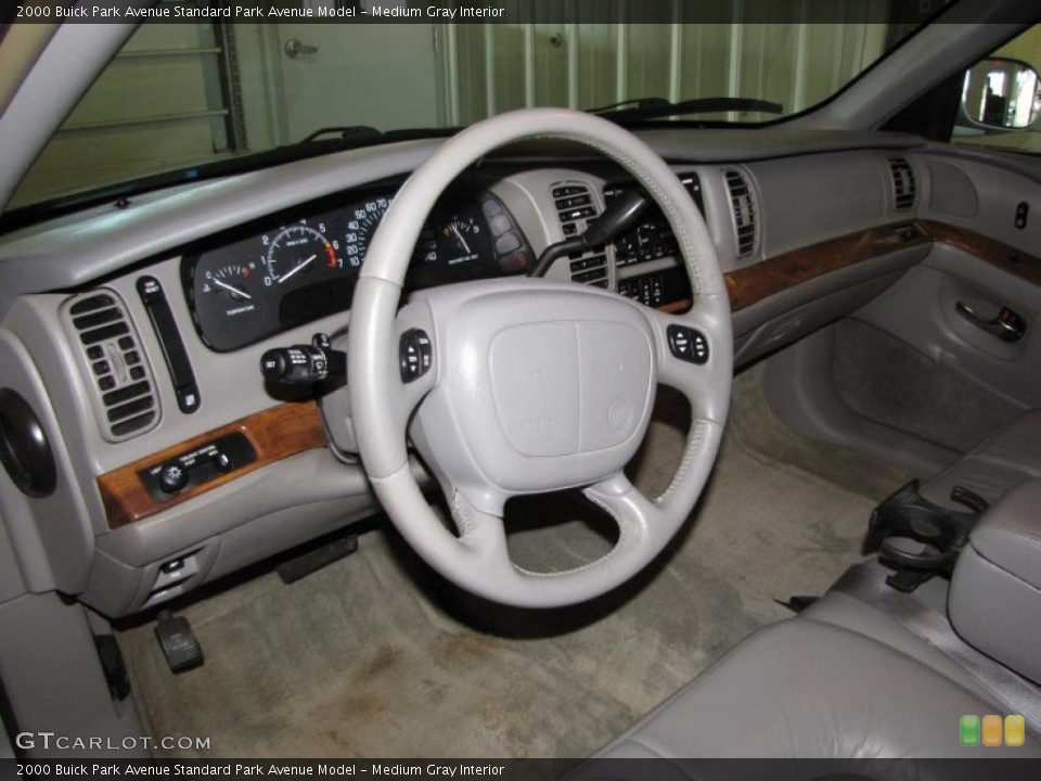 Medium Gray Interior Dashboard for the 2000 Buick Park Avenue  #38071685