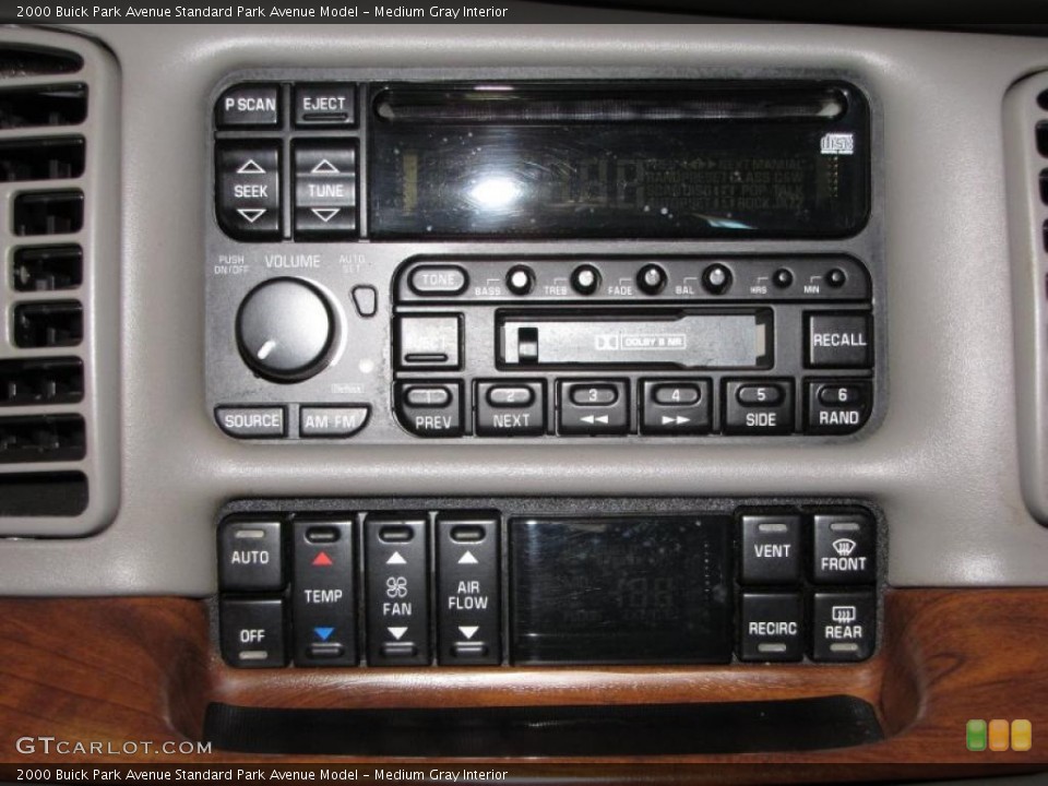 Medium Gray Interior Controls for the 2000 Buick Park Avenue  #38071725