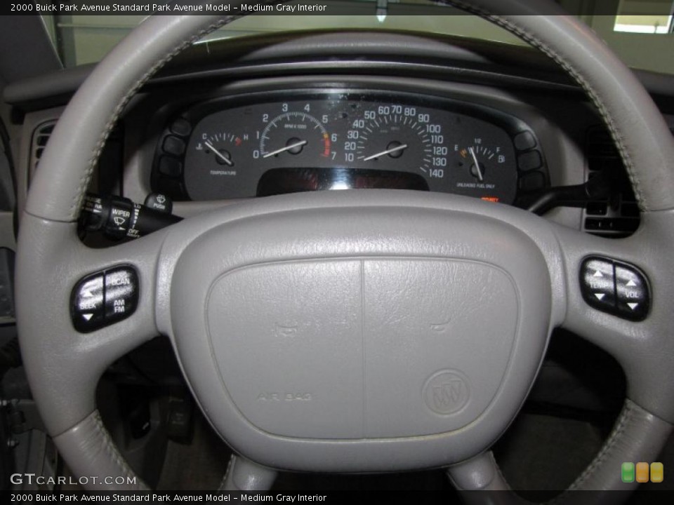 Medium Gray Interior Steering Wheel for the 2000 Buick Park Avenue  #38071733