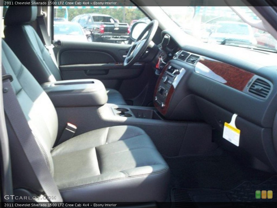 Ebony Interior Photo for the 2011 Chevrolet Silverado 1500 LTZ Crew Cab 4x4 #38071993