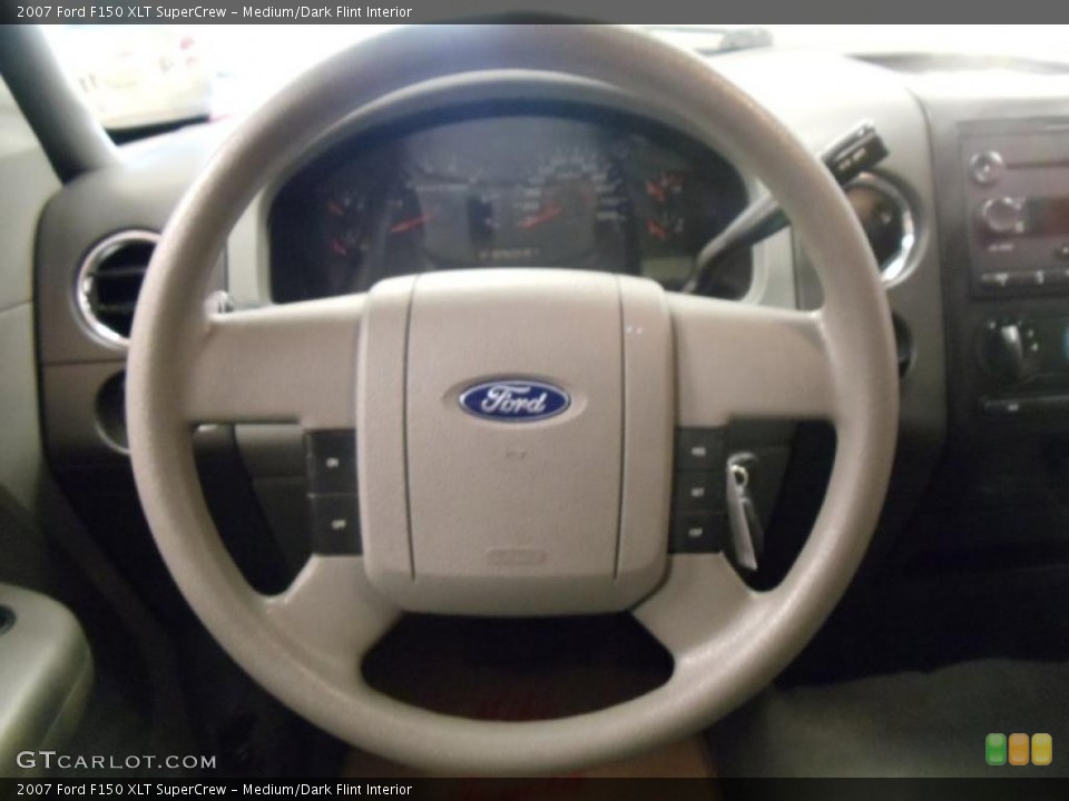 Medium/Dark Flint Interior Steering Wheel for the 2007 Ford F150 XLT SuperCrew #38072181