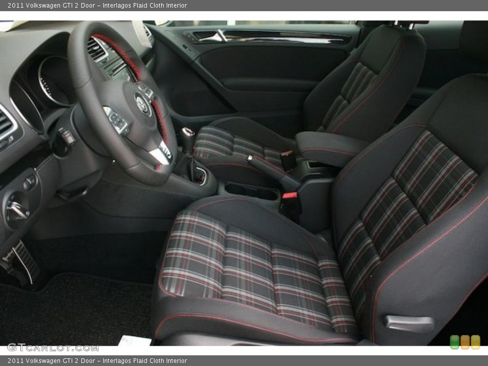 Interlagos Plaid Cloth Interior Photo for the 2011 Volkswagen GTI 2 Door #38077777