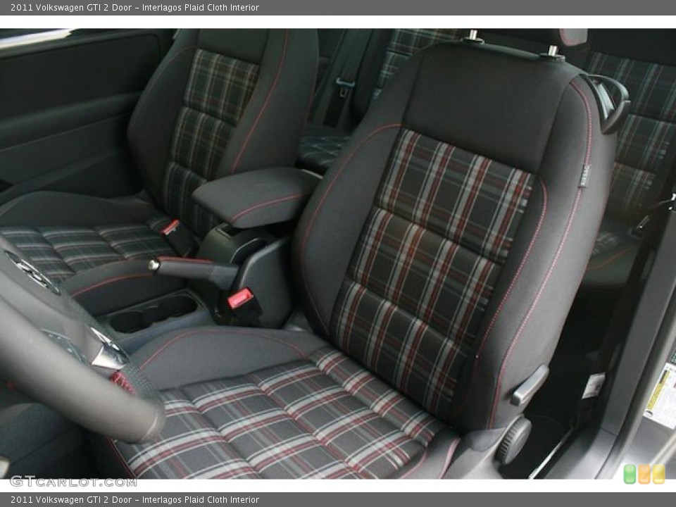 Interlagos Plaid Cloth Interior Photo for the 2011 Volkswagen GTI 2 Door #38077943