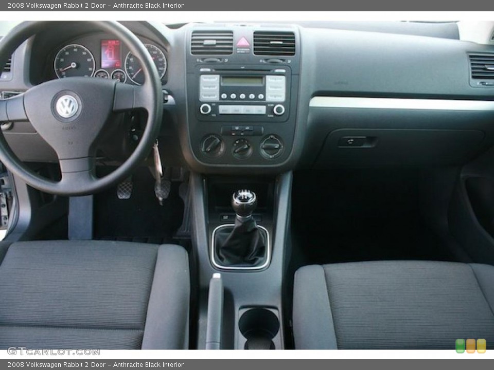 Anthracite Black Interior Photo for the 2008 Volkswagen Rabbit 2 Door #38078083