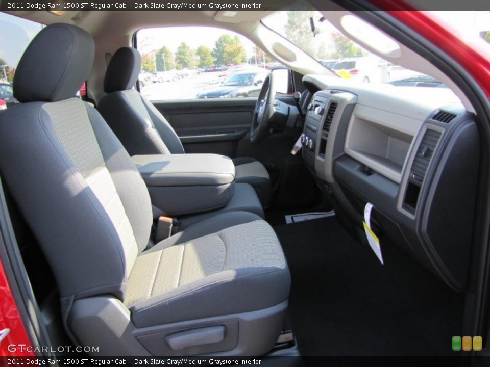 Dark Slate Gray/Medium Graystone Interior Photo for the 2011 Dodge Ram 1500 ST Regular Cab #38078327