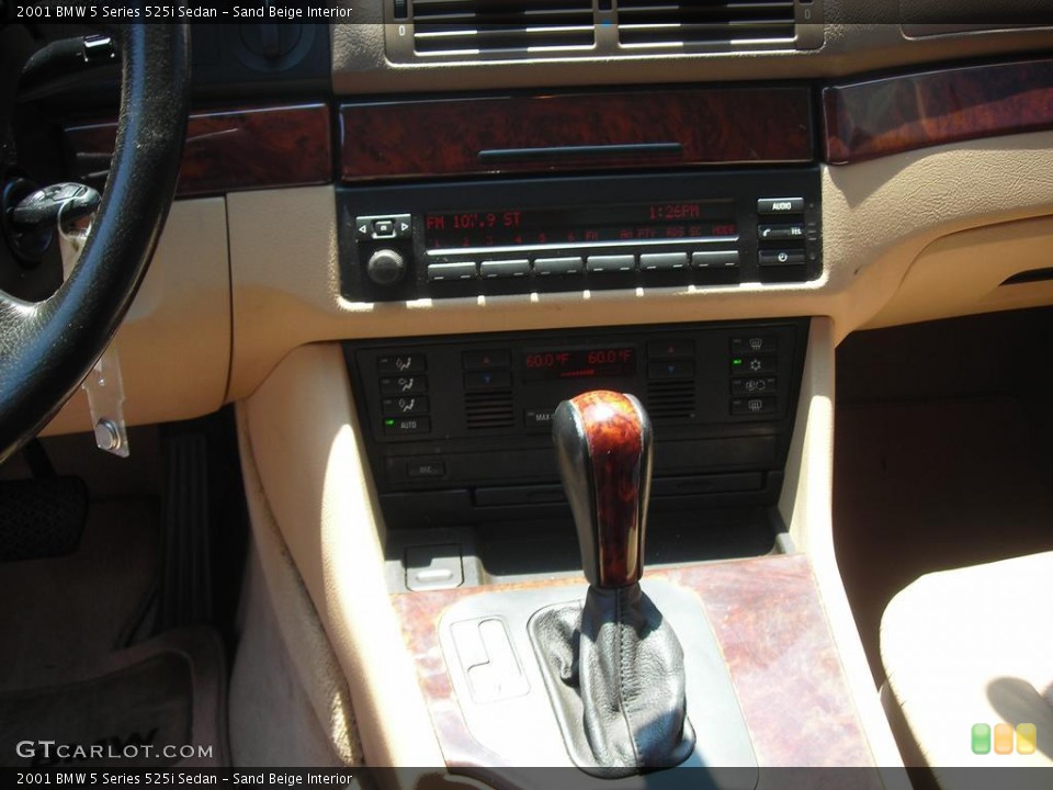 Sand Beige Interior Transmission for the 2001 BMW 5 Series 525i Sedan #38079783