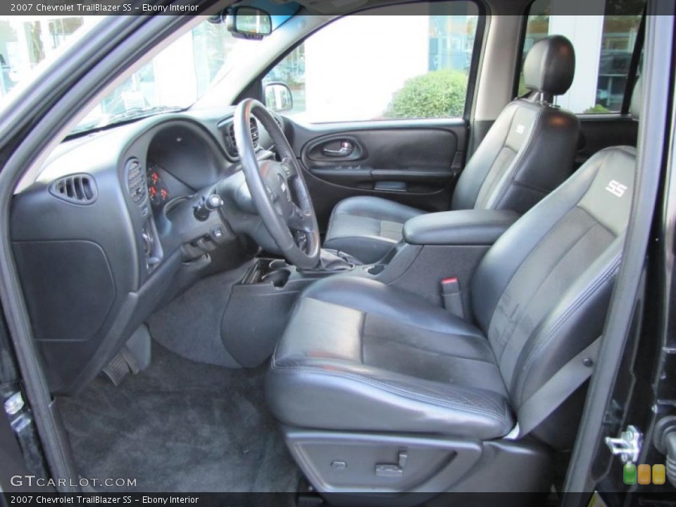 Ebony Interior Photo for the 2007 Chevrolet TrailBlazer SS #38080255
