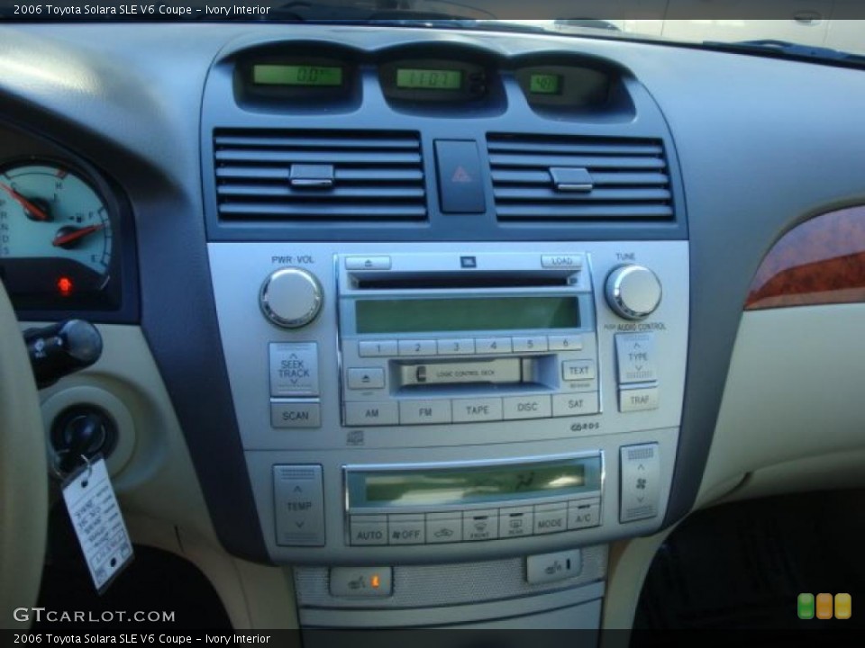 Ivory Interior Controls for the 2006 Toyota Solara SLE V6 Coupe #38080347