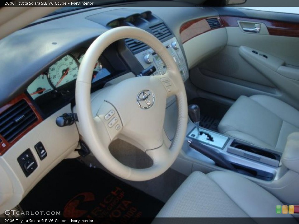 Ivory Interior Dashboard for the 2006 Toyota Solara SLE V6 Coupe #38080447
