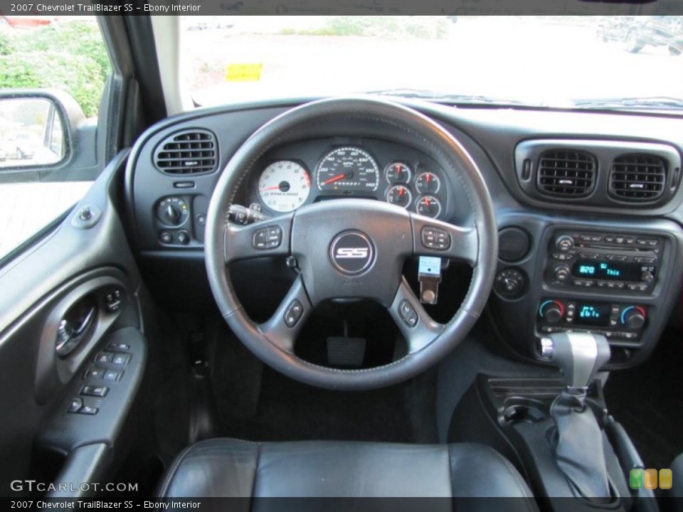 Ebony Interior Steering Wheel for the 2007 Chevrolet TrailBlazer SS #38080471