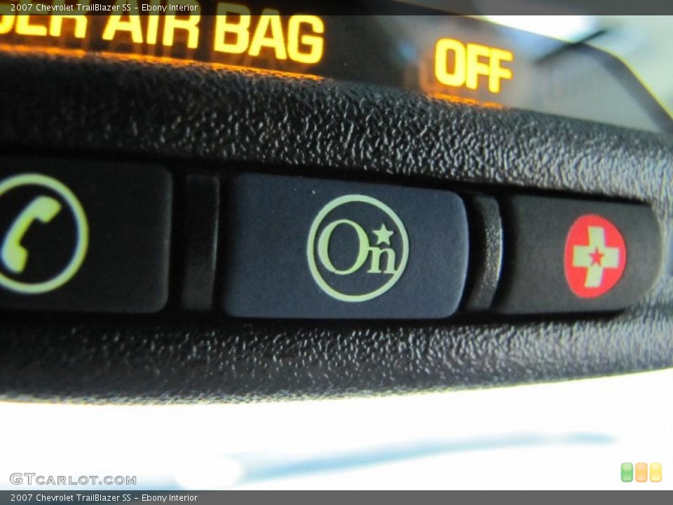 Ebony Interior Controls for the 2007 Chevrolet TrailBlazer SS #38080559